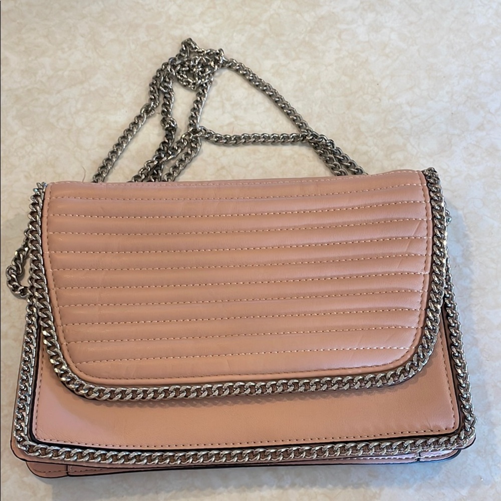 Express, Elegant Pink Chain Shoulder Bag